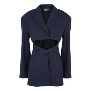 Jacquemus
L'Année 97 linen mini dress
Navy
Size 36
